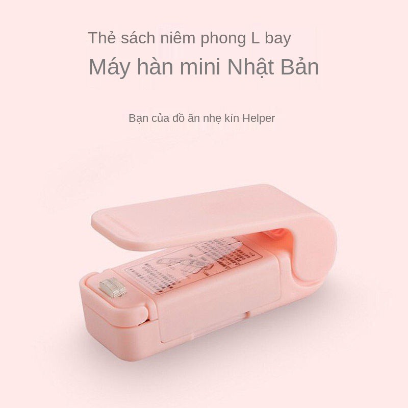 máy dán loại áp lực tay cầm mini đóng gói túi nhựa bao bì đồ ăn nhẹ gia đình nhỏ hàn niêm phong tạo tác