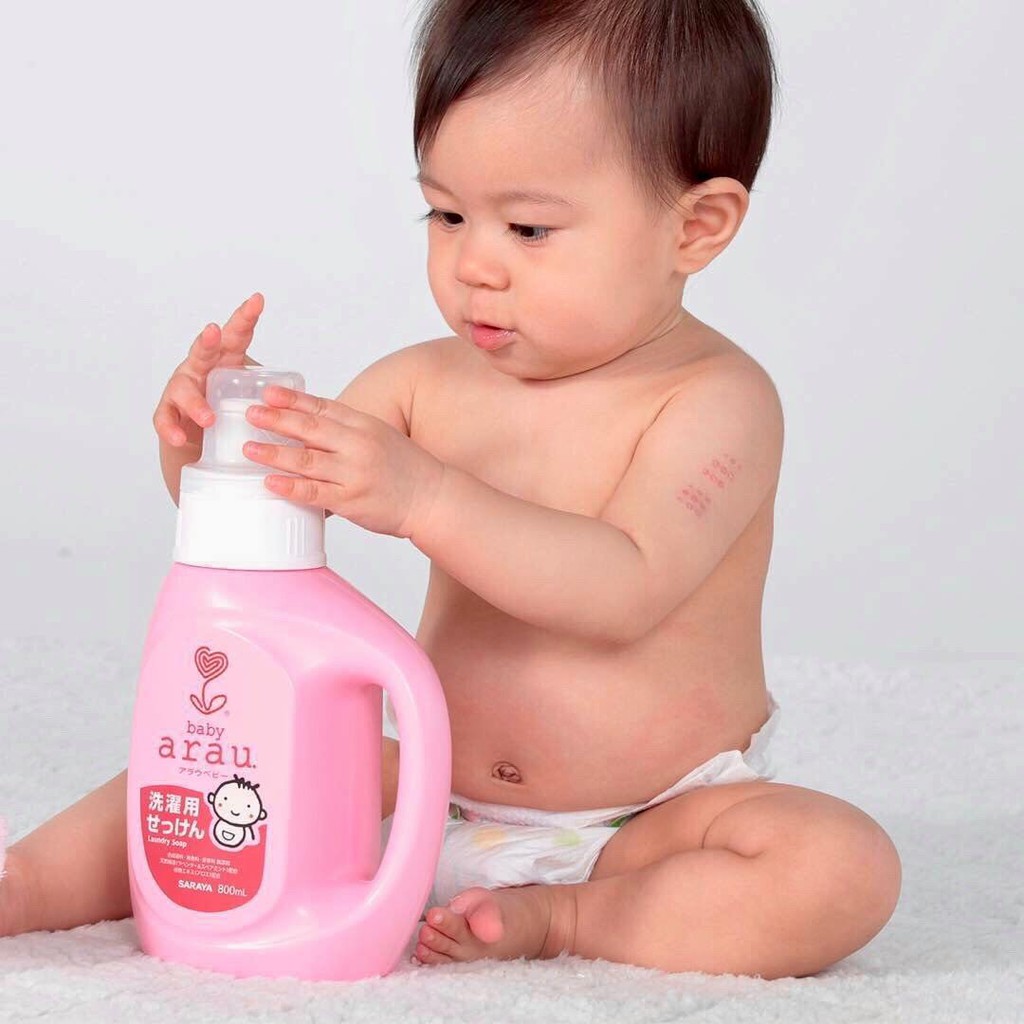 Nước giặt cho bé Arau Baby thương hiệu đến từ Nhật Bản