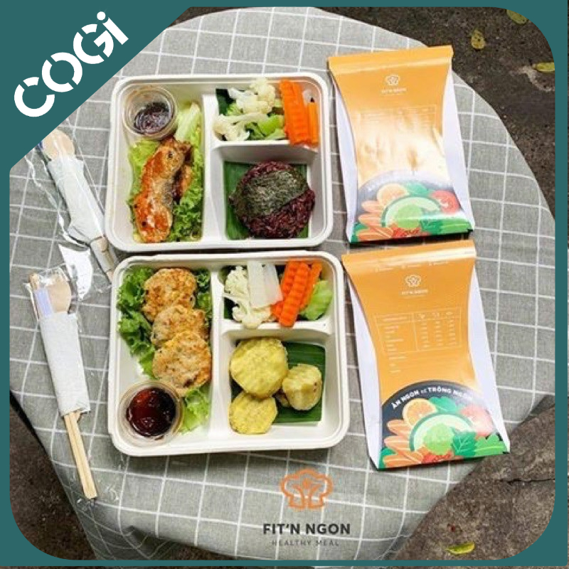 COMBO 10 HỘP CƠM BÃ MÍA 3 NGĂN 800ML KÈM NẮP