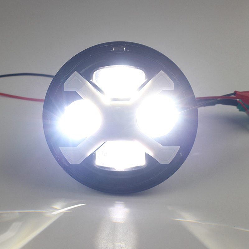 Đèn Pha Led Hình Tròn 5.75 Inch 40W 5-3 / 4Inch Chất Lượng Cao Cho Xe Mô Tô Sportster Iron 883