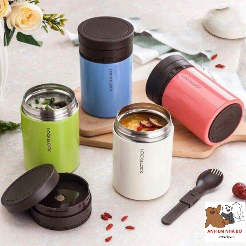 Bình Ủ Cháo Giữ Nhiệt Column Food Jar Lock&Lock LHC8024 -  500ml - Hàng Chính Hãng