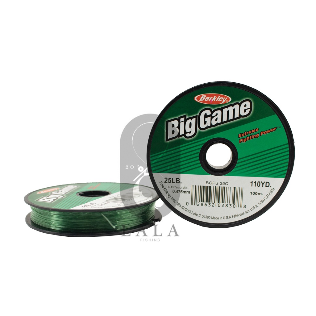 Dây cước câu cá Berkley Trilene  Biggame 100m màu xanh (10 cuộn 1 lốc)