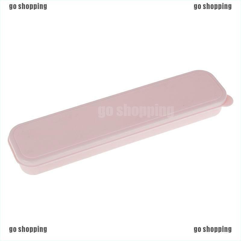 {go shopping}1pc 24.3cm Plastic Drinking Straws Storage Box Straws Case Straws Organization