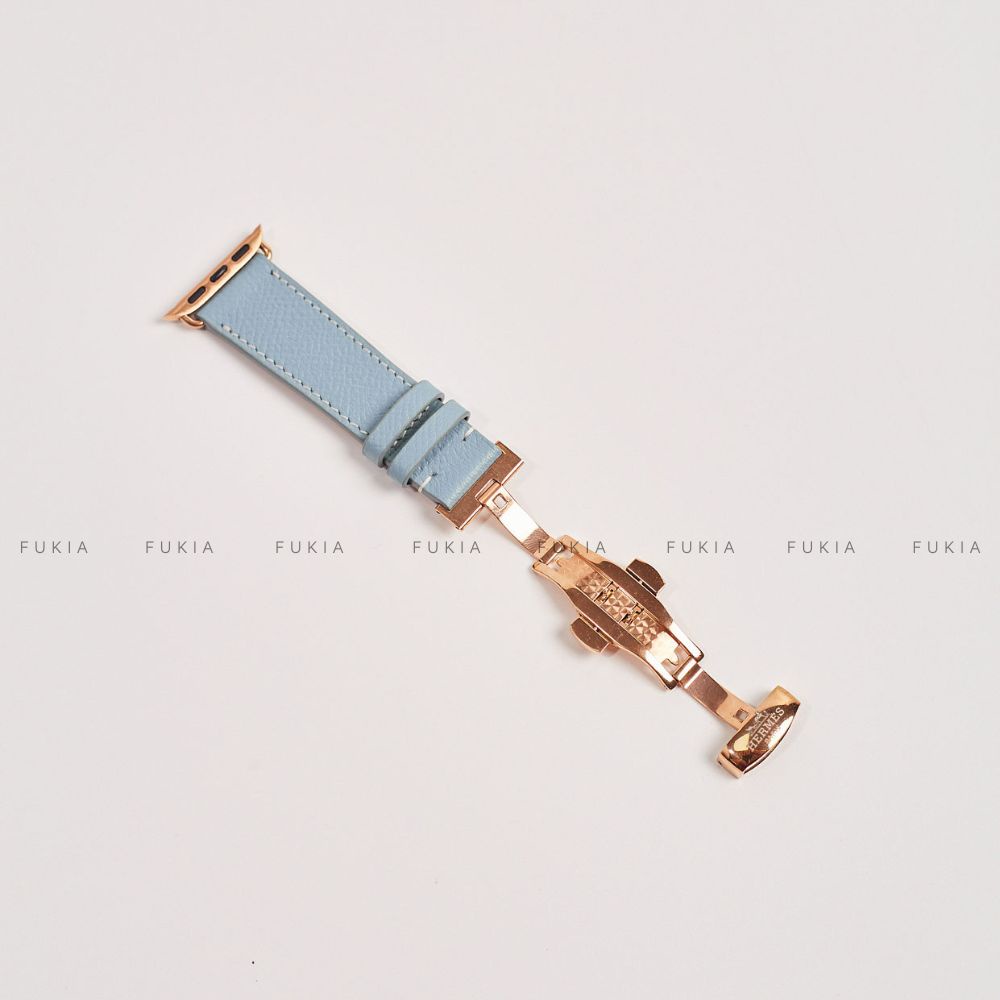 Dây da thủ công Epsom Xanh Sierra dành cho Apple Watch đồng hồ thông minh Series 1/2/3/4/5/6/7/SE DDTC203