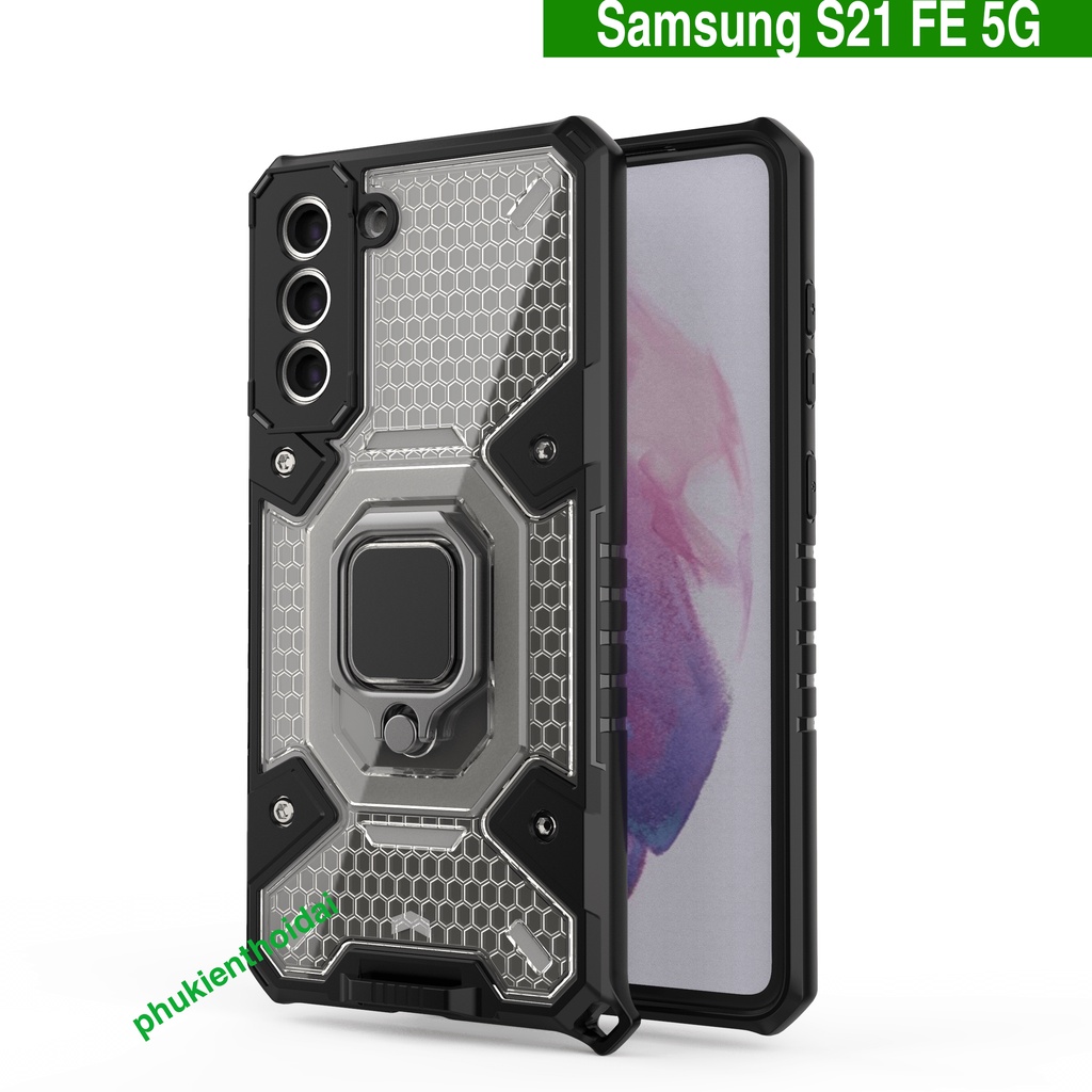 Ốp lưng Samsung S21 FE kiểu dáng tổ Ong Iring chống sốc chống va đập mạnh