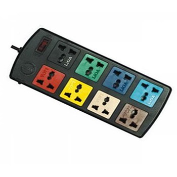 Ổ CẮM 8 LỔ CẮM 3 CHẤU 5 mét LIOA 8D52N