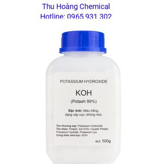 POTASSIUM HYDROXIDE   KOH Kali hydroxide 500G