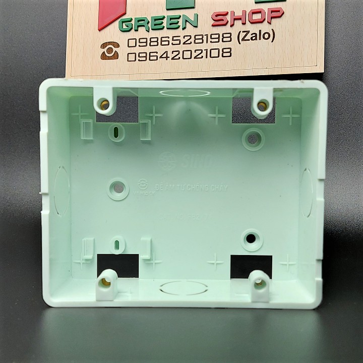 Đế âm đôi SINO dùng lắp 2 mặt liền