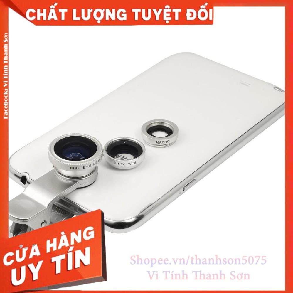 LEN CHUP HINH 3 TRONG 1 CHO ĐIỆN THOẠI IPHONE, SAMSUNG, OPPO, HTC - Vi Tính Thanh Sơn