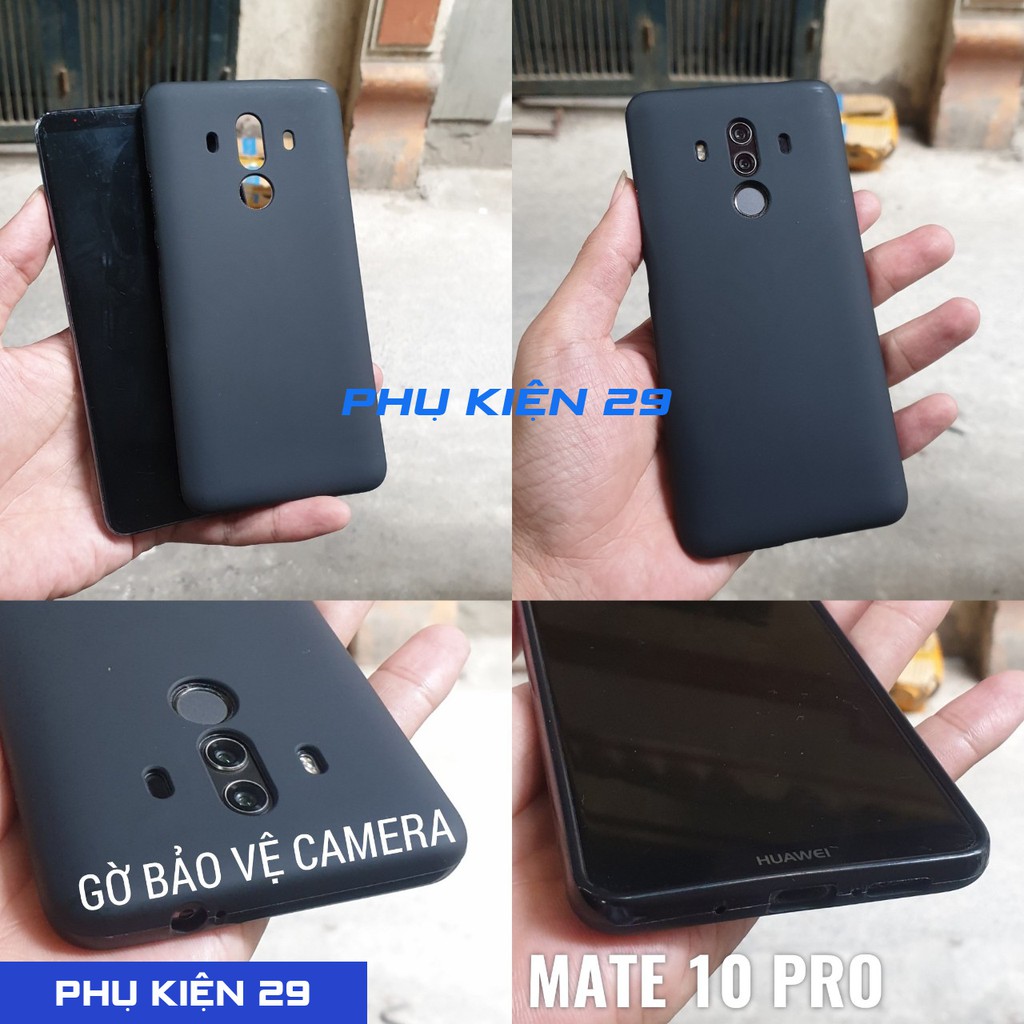 [Huawei Mate 10 Pro] Ốp lưng silicon dẻo đen Ultrathin