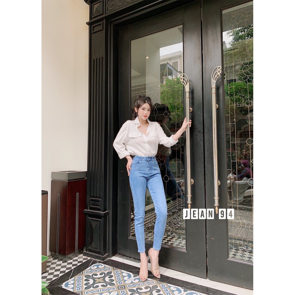 Quần Bò Nữ ⚡️FREE SHIP⚡️ Quần Jean Nữ Dáng Ôm Skinny, Chất liệu Cao Cấp,Co Giãn 4 Chiều - BY958.01