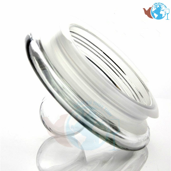 Bình ngâm rượu thủy tinh 12 lít trơn có van và không van