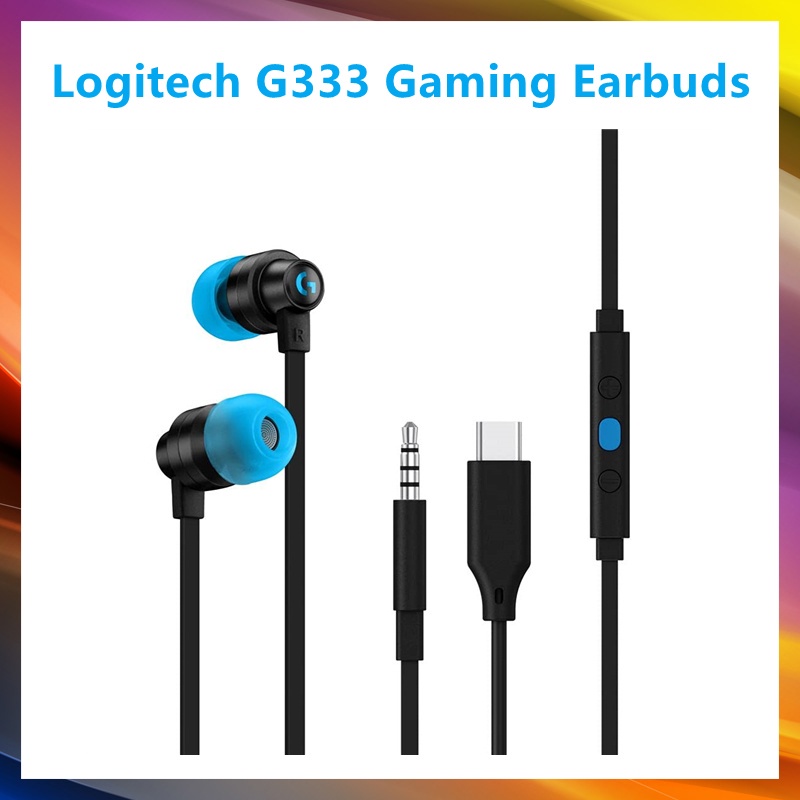 Tai Nghe Chơi Game Có Dây Logitech G333 Kèm Bộ Chuyển Đổi USB-C Và Mic Điều Chỉnh Âm Lượng