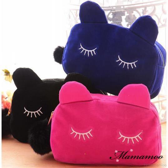 Ví Cầm Tay Hình Mèo Dễ Thương Phong Cách Hàn Quốc Cho Nữ