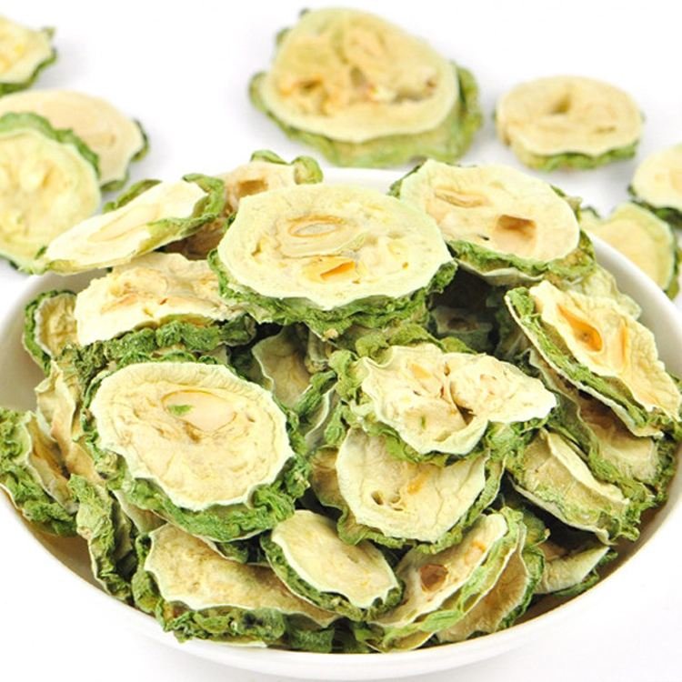 Khổ qua thái lát sấy lạnh ROBIMART gói 100gr - Thanh nhiệt giải độc hàng chính hãng