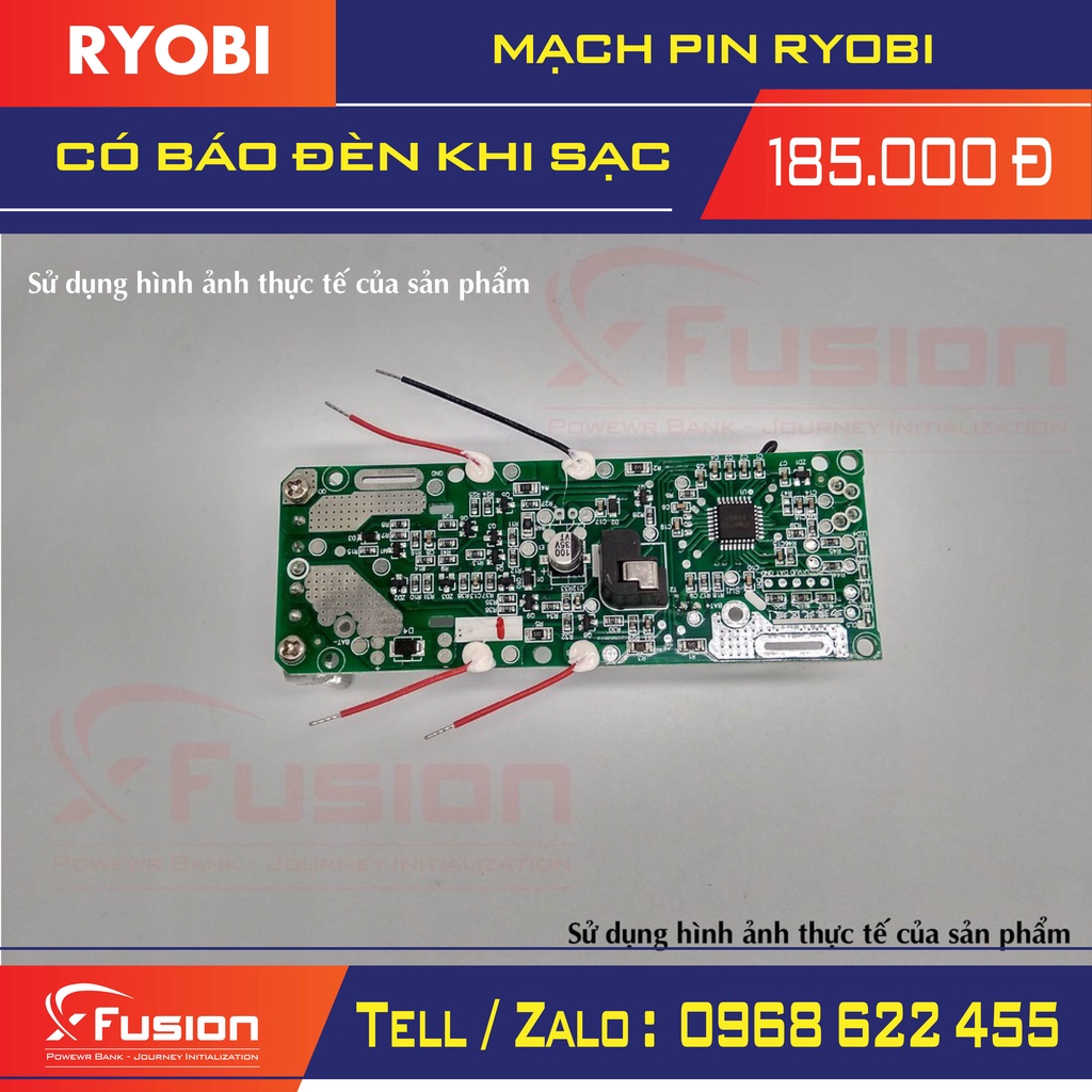 Mạch pin ryobi