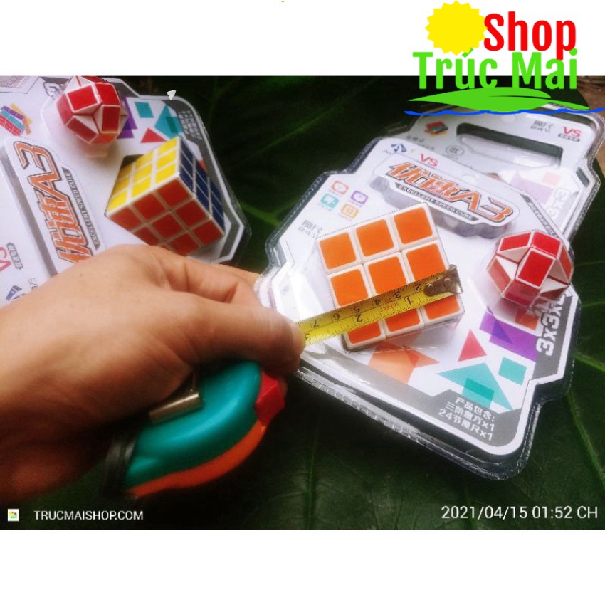 Rubik 3x3 đồ chơi trí tuệ cho trẻ rô bích đồ chơi robik