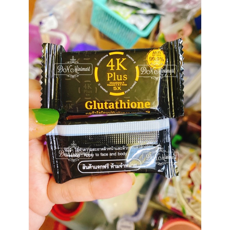 Soap Xà Phòng Mini Tắm Face & Body Trắng Da 4K Plus 5X Glutathione | BigBuy360 - bigbuy360.vn