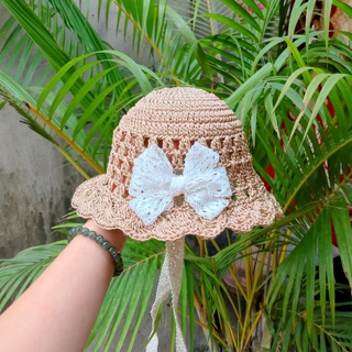 Mũ sợi thô cho bé