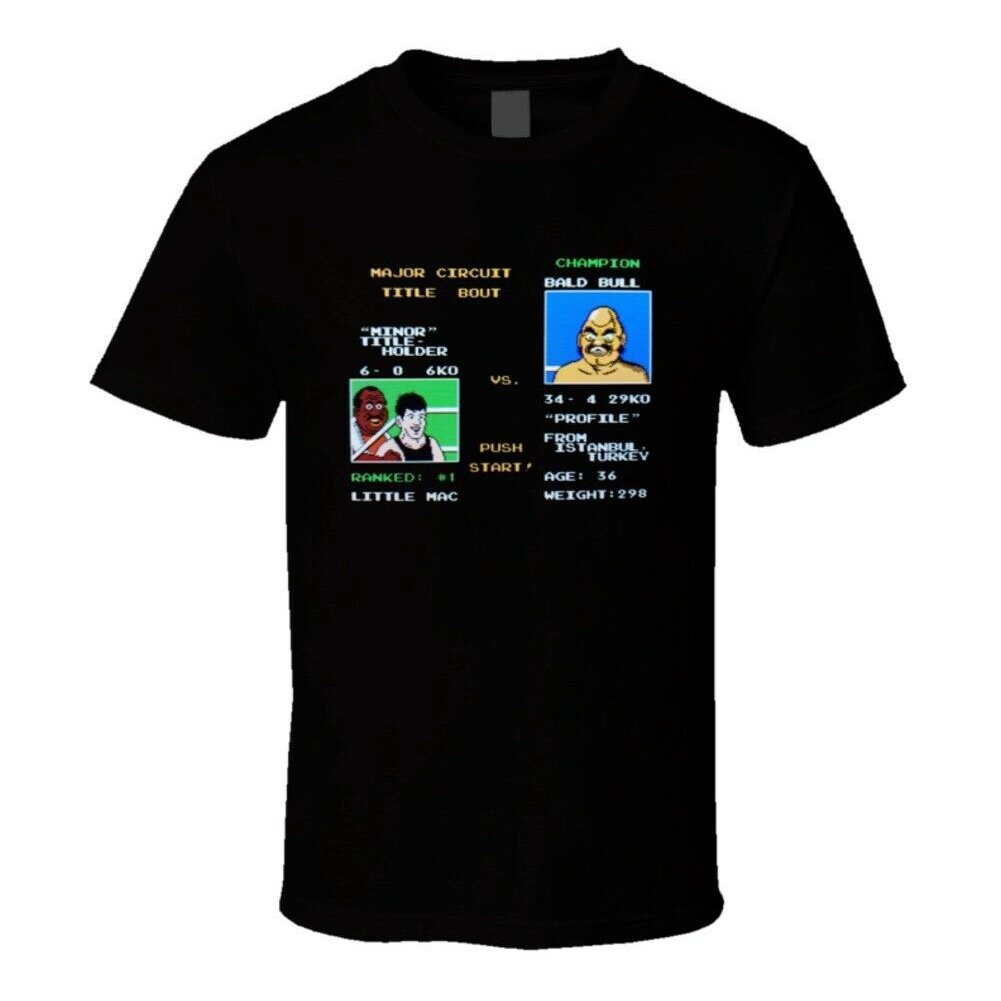 Diy Customize Shop Nice Bald Bull Little Mac Mike Tyson 'S Punchout Áo thun