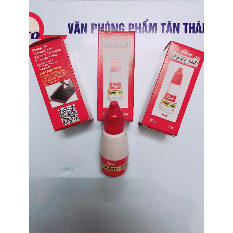 Mực Dấu Shiny/ Mực Đổ Con Dấu - Dung Tích 28ml - Có 3 màu