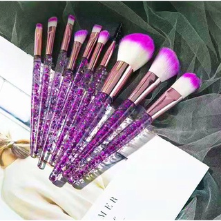 Set of 10 High Quality Professional Makeup Brushes