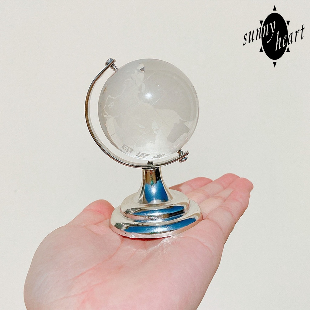 Quả Cầu Pha Lê Nhân Tạo Mini Hình Cầu Dành Cho Trang Trí Văn Phòng