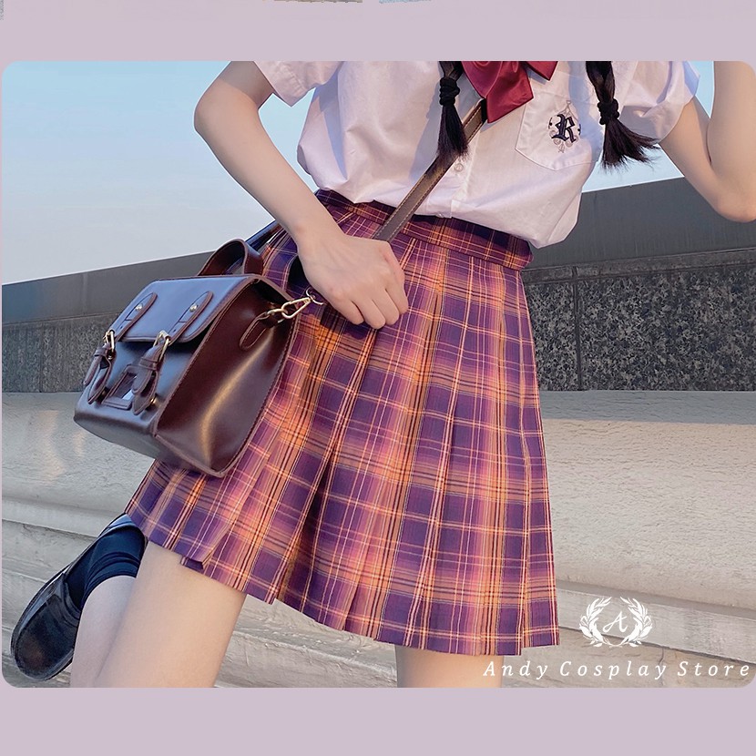 [Mã FADIRECT20 giảm 20K đơn 99K] [CÓ SẴN] Váy JK đỏ tím Tử Dương - Mộc Sâm