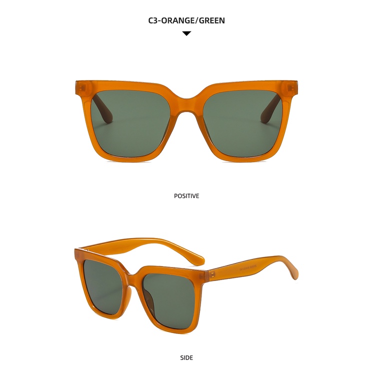 Kính mát gọng vuông bản to thời trang Hàn Quốc năm 2021