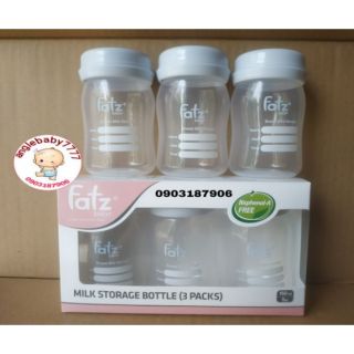 Thái Lan Bộ 3 bình trữ sữa 150ml FatzBaby FB0120N