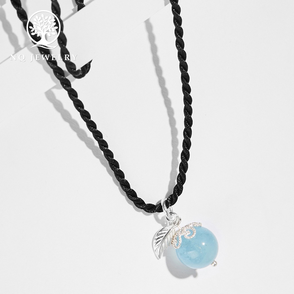 Dây chuyền hạt tròn chiếc lá - NQ Jewelry