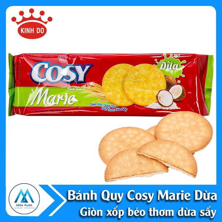 Bánh quy sữa / dừa Cosy Marie gói 136g