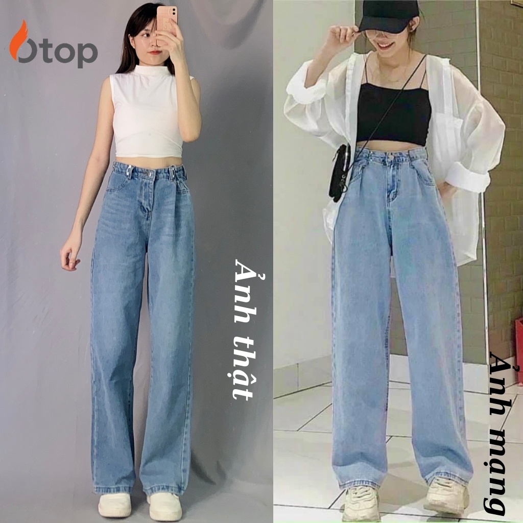 Quần Jean Ống Rộng Móc Cài MUỐI Jeanmoccai P11/K8