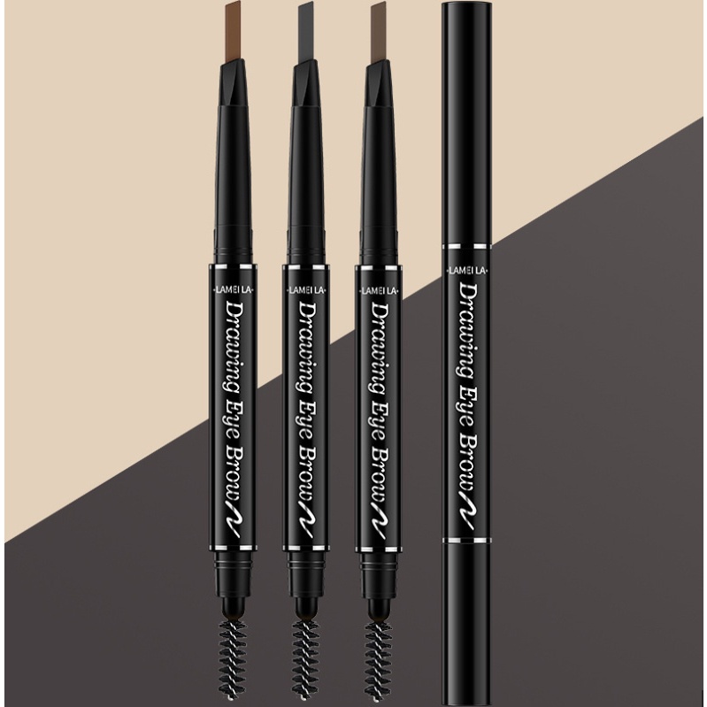 Chì Kẻ Mày Thiết Kế Hai Đầu Siêu Mịn Lâu Trôi Chống Thấm Nước Không Phai Màu Và Không Nhòe Yin BKM 135