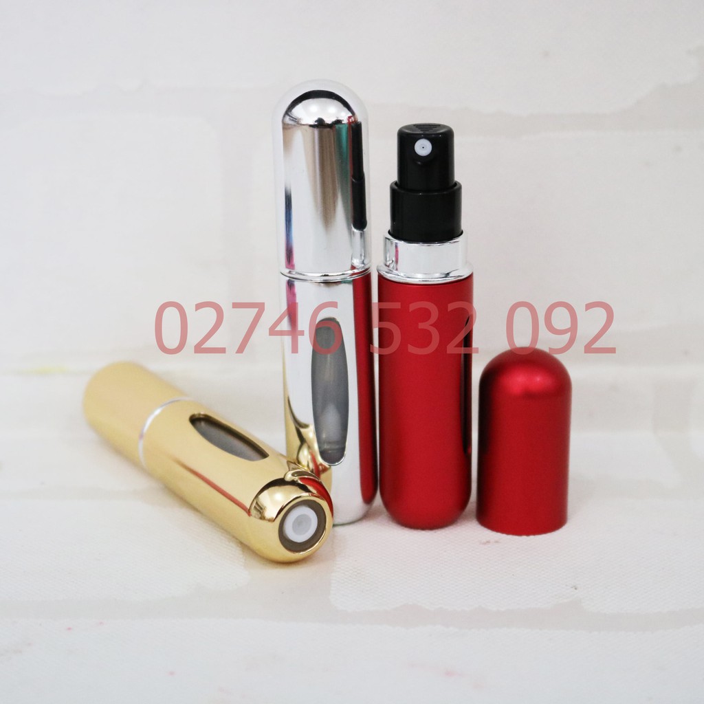 CHAI NƯỚC HOA CHIẾT TỰ ĐỘNG MỚI 5ML NHIỀU MÀU XINH