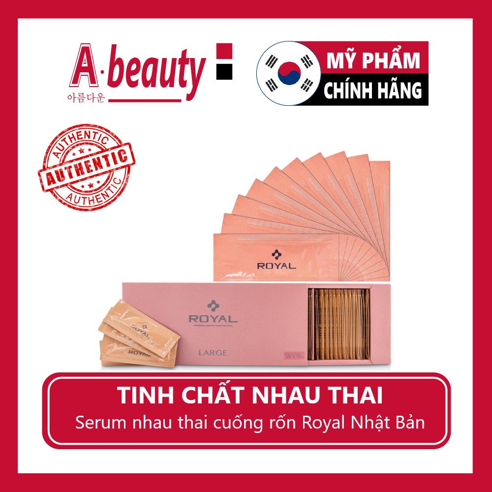 (Gói lẻ) Serum Nhau Thai Cừu Large Royal Placenta Aesthetic Pursuit From Bare Skin - A.BEAUTY