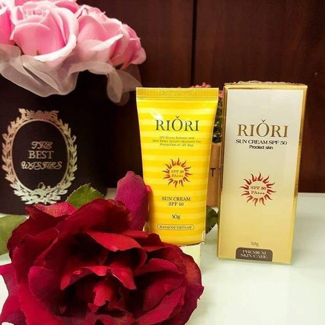 Kem Chống Nắng RIORI SUN CREAM SPF50/ PA+++ !