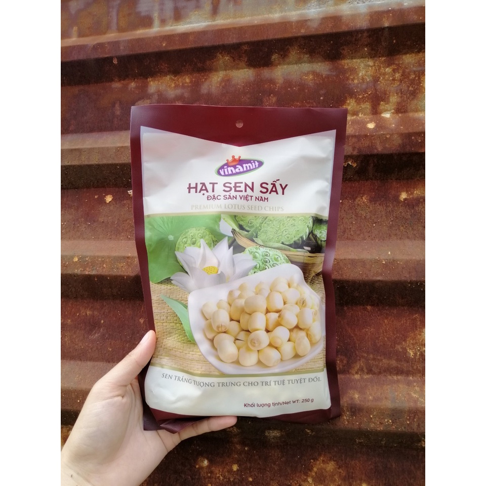 Hạt Sen Truyền Thống Vinamit 250g Bùi Giòn Nguyên Vị Tự Nhiên