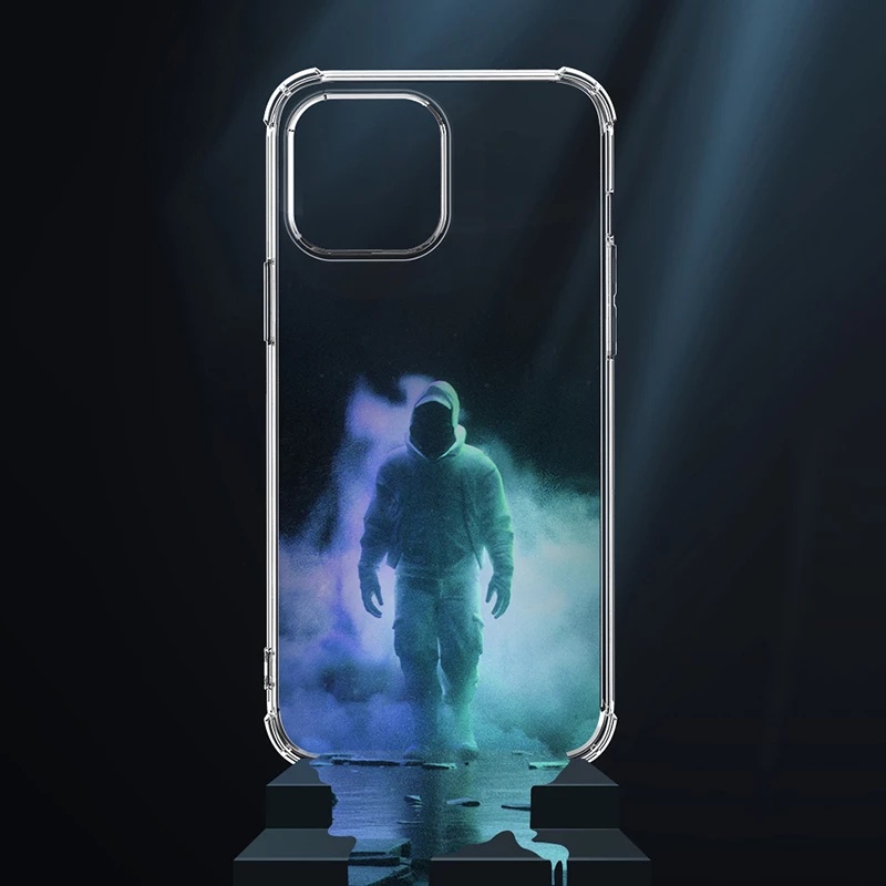 Ốp điện thoại trong suốt chống sốc thời trang cho iPhone 13 12 Mini 11 Pro X Xs Max 7 8 6 6s Plus Xr 5 5s SE 2020 SE2