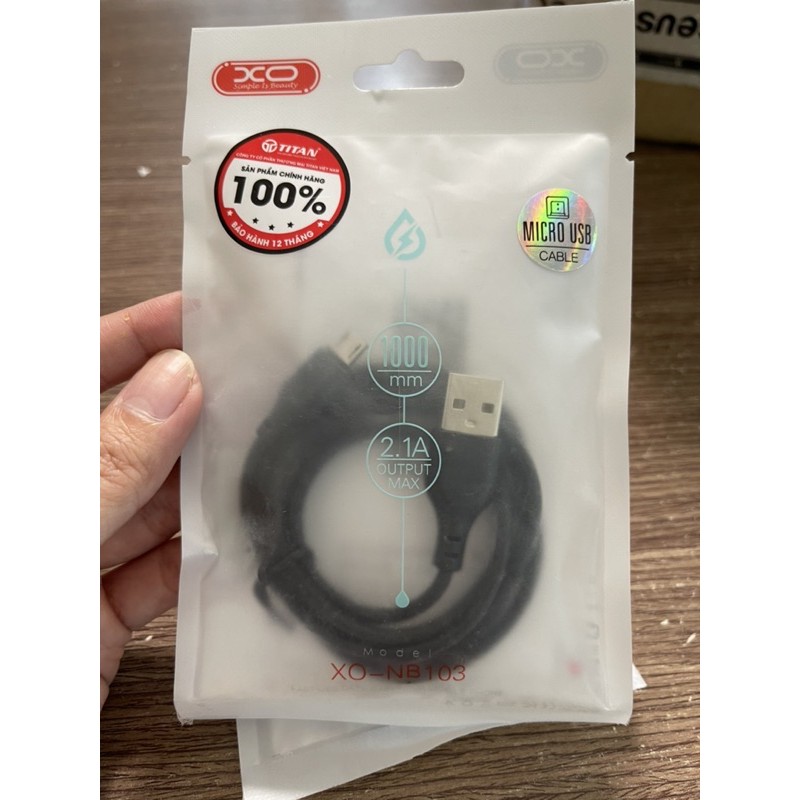 Cáp sạc micro usb Titan 1 mét chính hãng