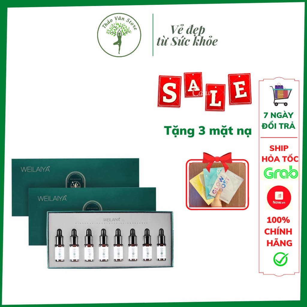 ⭐[SẴN SLL] Huyết thanh Serum Mọc Tóc Weilaiya Chính Hãng Cam Kết Hiệu Quả Kích Thích Mọc Tóc Nhanh Sau 12 Tuần sử dụng⭐