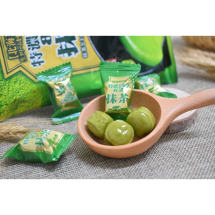 Kẹo trà xanh sữa UHA Nhật - Hàng nội địa Nhật
