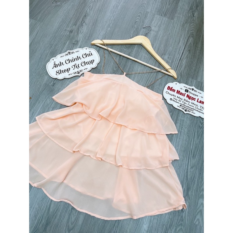 [Freeship] Áo Kiểu Xích Xếp Tầng