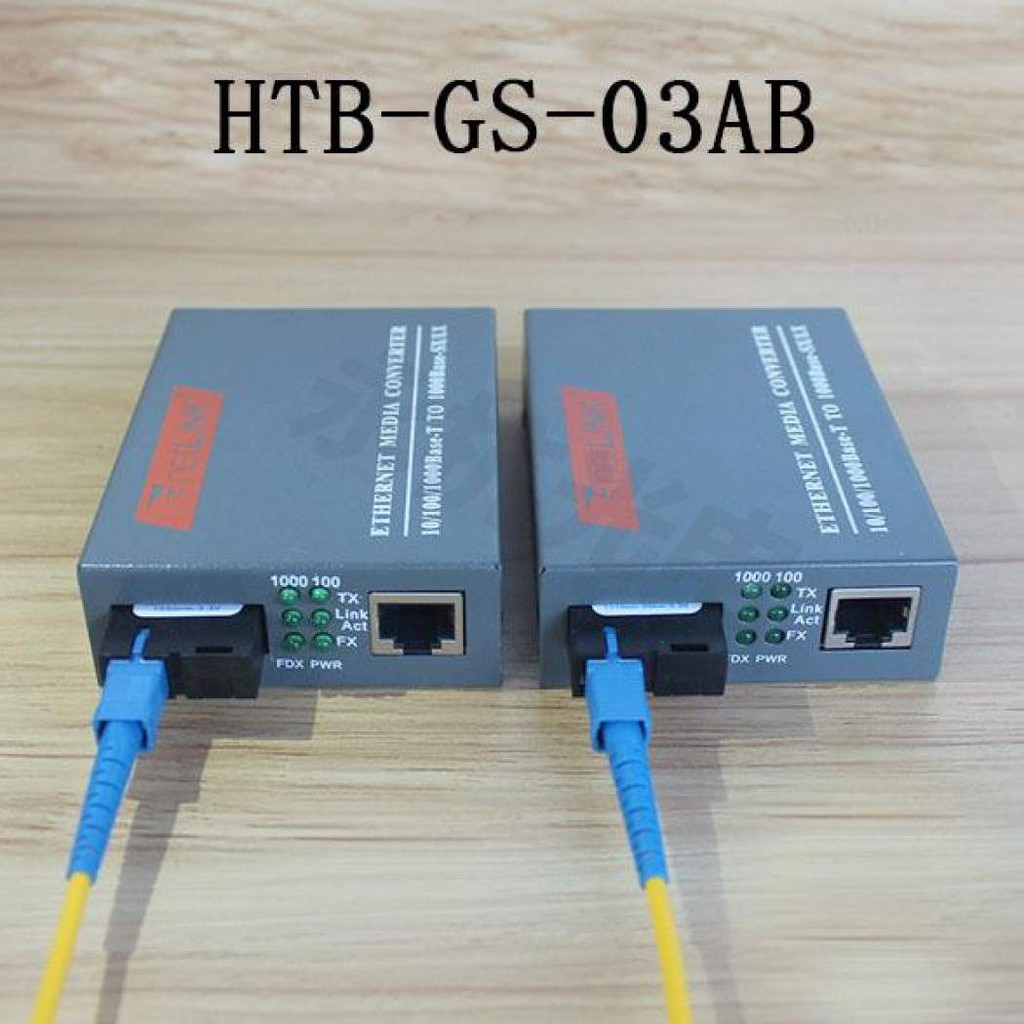 Bộ 2 Converter Cáp Quang Chuyển Đổi Quang Điện Ftth Net-Link 1Gbs