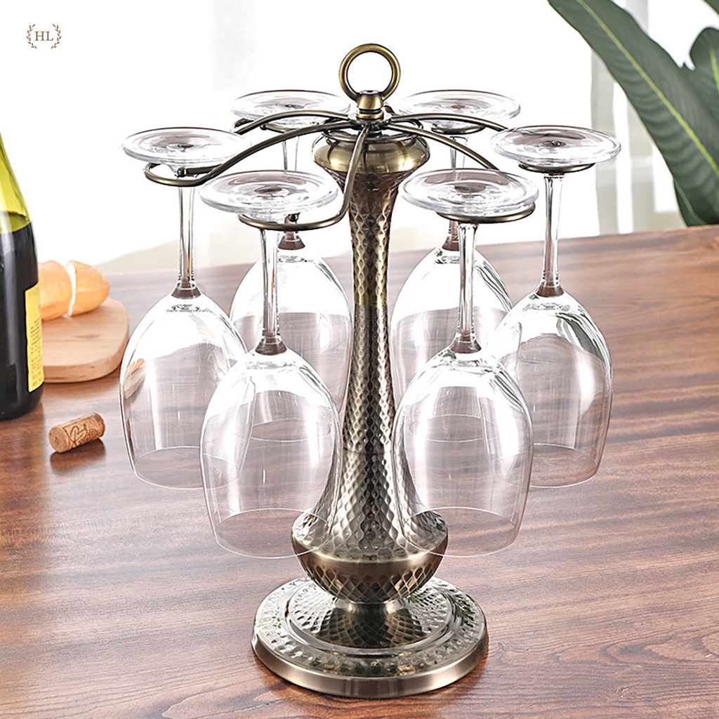 Giá treo ly rượu vang  | TREO LY VANG DECOR CHẤT LIỆU HỢP KIM ĐỒNG CAO CẤP | TREO LY XOAY 360 ĐỘ
