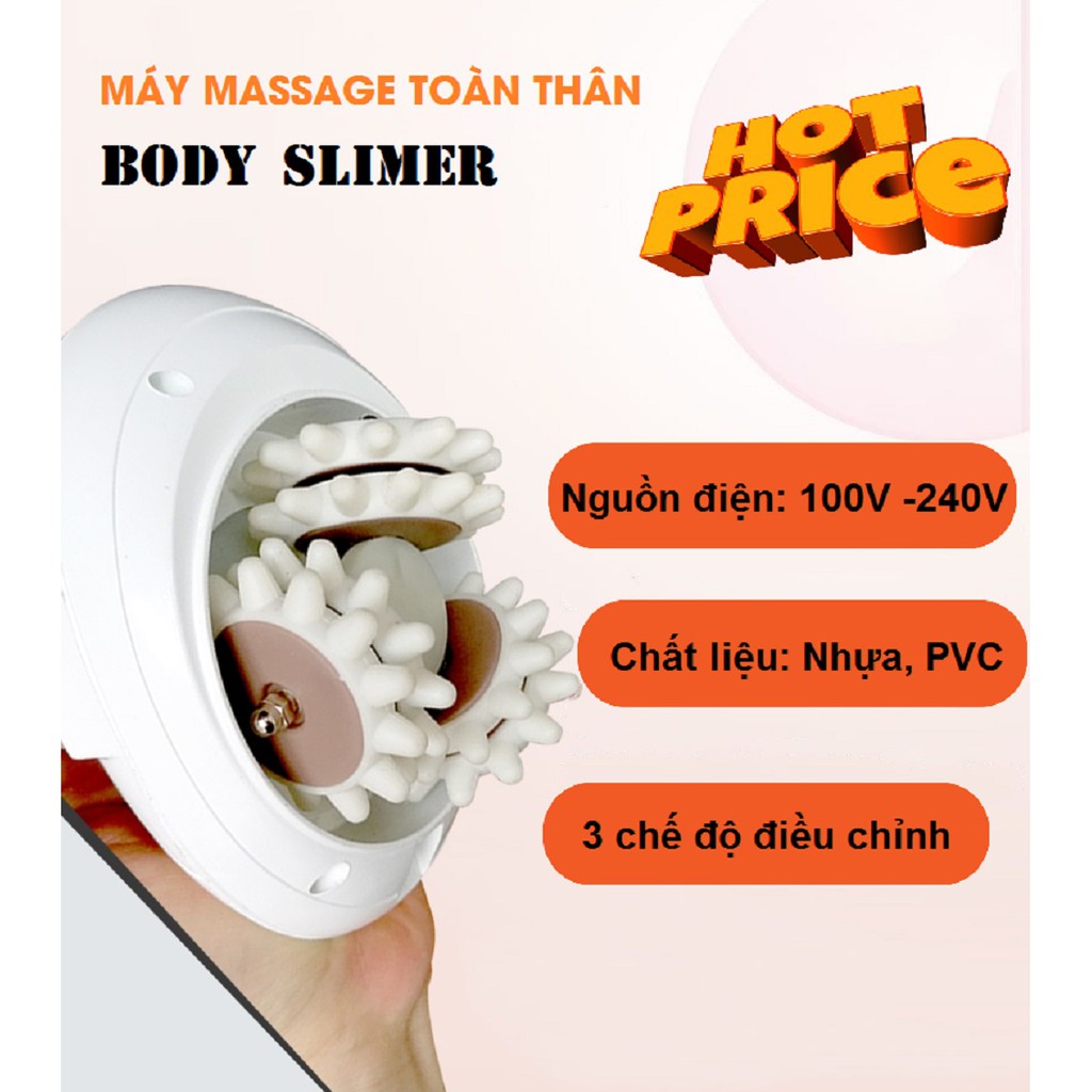 Máy Massage Toàn Thân Body Slimmer Cao Cấp. Thiết Kế Gọn Nhẹ, Lưu Thông Mạch Máu, Giảm Đau Nhanh Chóng