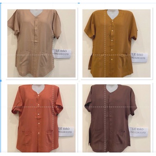 Áo bà ba  vai lanh cho người già và trung niên cao tuổi, truyền thống U50 U60 U70 U80 U90 xuân hè 2022 Shop Lê Đào