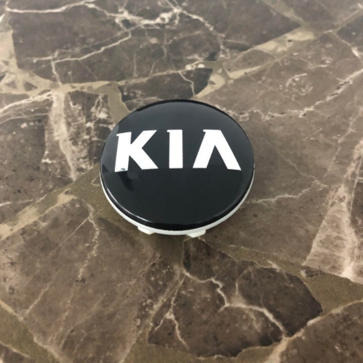 Logo chụp mâm, ốp lazang bánh xe ô tô Kia KIA-58 đường kính 58mm, Nhựa ABS - 01 chiếc | WebRaoVat - webraovat.net.vn