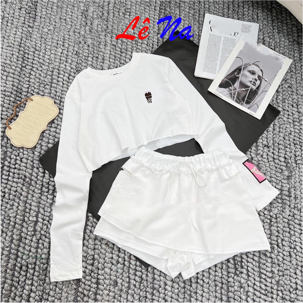Set Bộ Croptop Quần Váy SV36