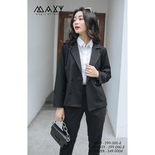 ÁO BLAZER - Có size 4 cúc tay dài - Hình thật - Hàng thiết kế